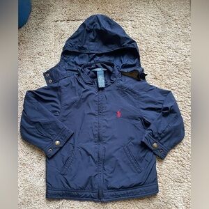 Polo Ralph Lauren Toddler Lined Windbreaker Jacket Size 3T Waterproof Windproof